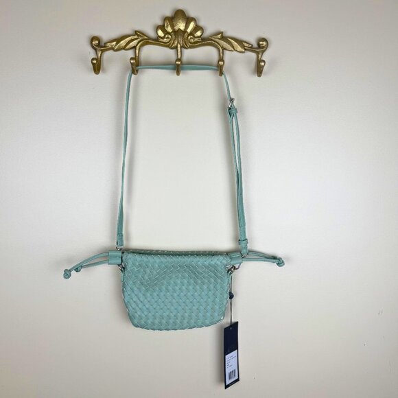 Ilse Jacobsen Handbags - Ilse Jacobsen Woven Crossbody Bag Sea Foam Green NWT